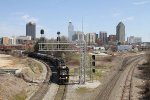 NS 4617 & 5040 push train E60 back to Glenwood Yard on a beautiful spring day